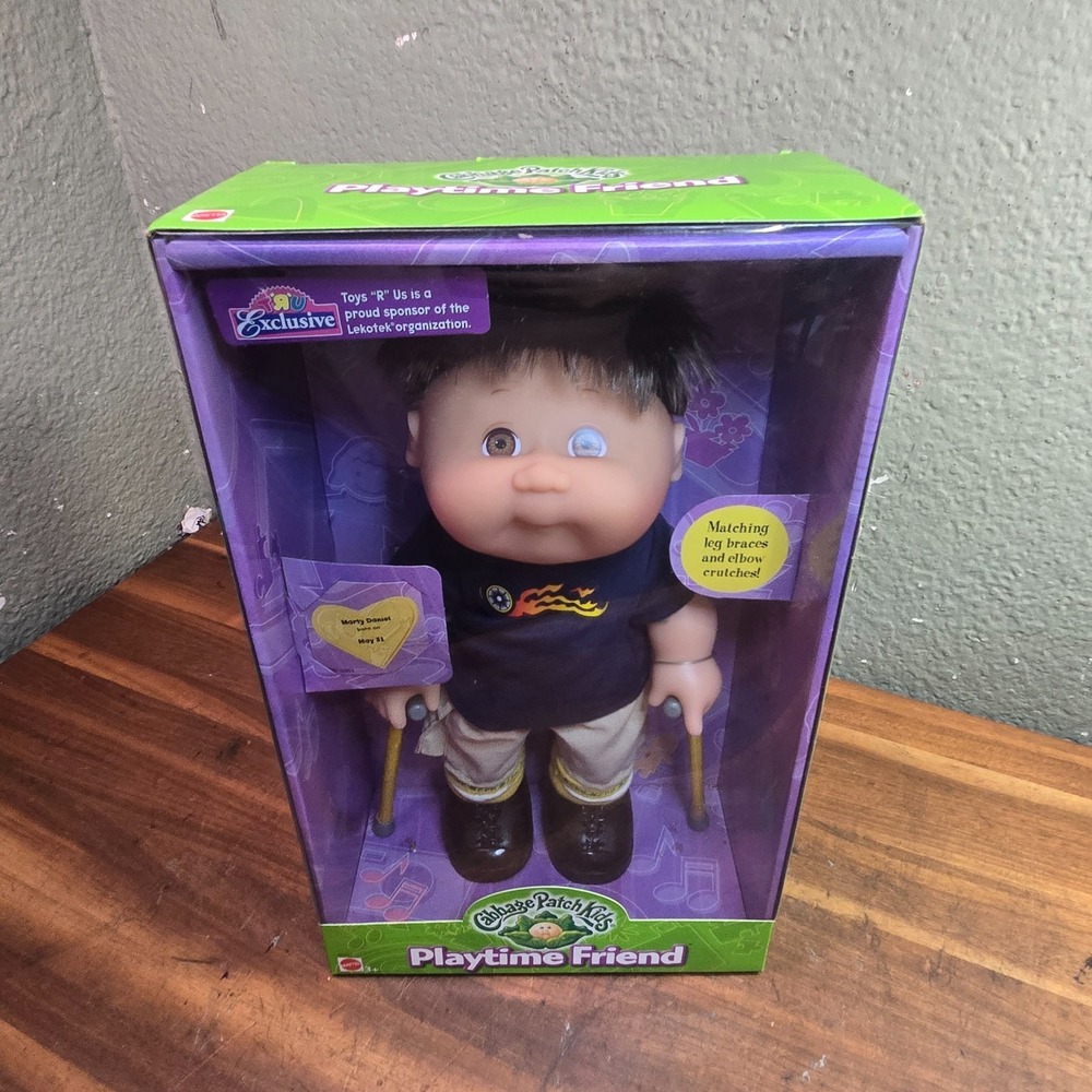 Cabbage Patch Playtime Friend Special Needs Doll NIB toys r us exlusive